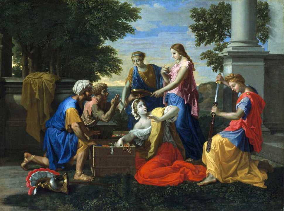 Achille unter den Mädchen des Königs Lykomedes - Nicolas Poussin
