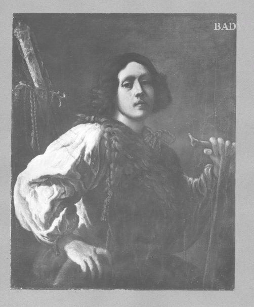 Portrait d'un jeune homme en saint Jean-Baptiste - Domenico Fetti image 1 reproduction réalisée par Alpha Reproduction