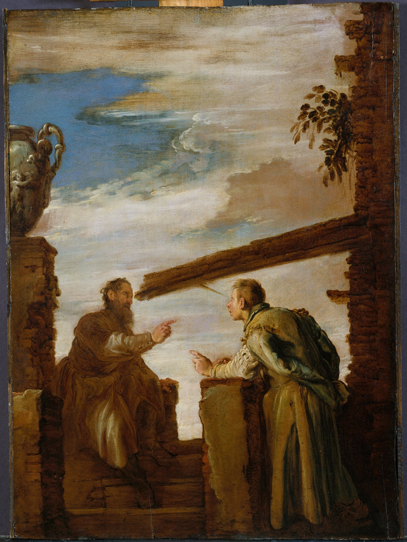 Parabole de la paille et de la poutre - Domenico Fetti