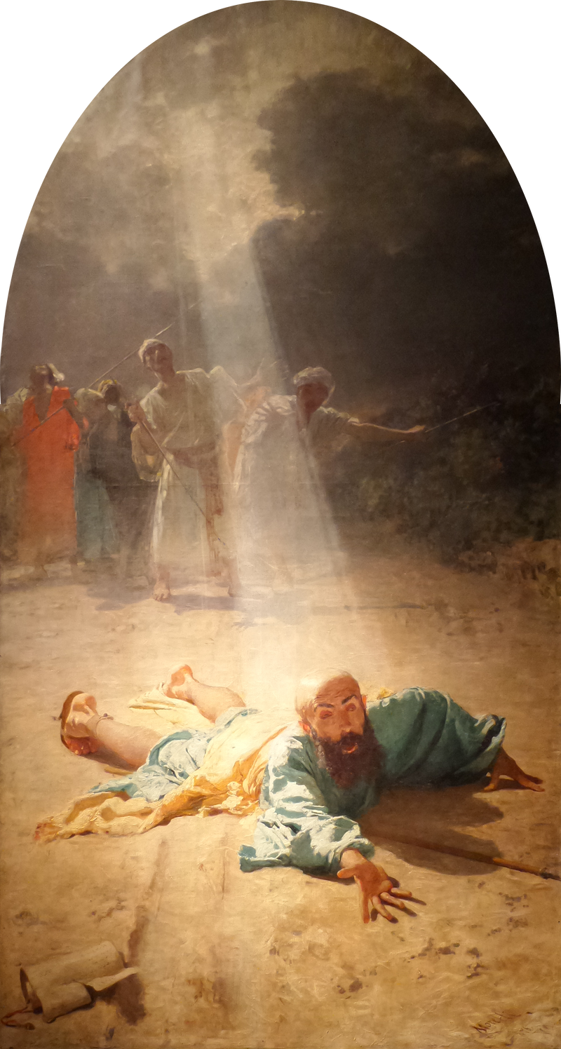 Conversion de saint Paul - Domenico Morelli