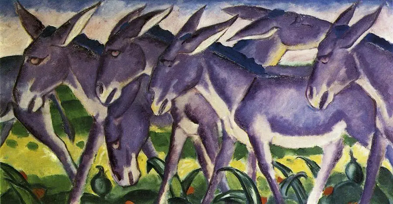 Friese des Esels - Franz Marc