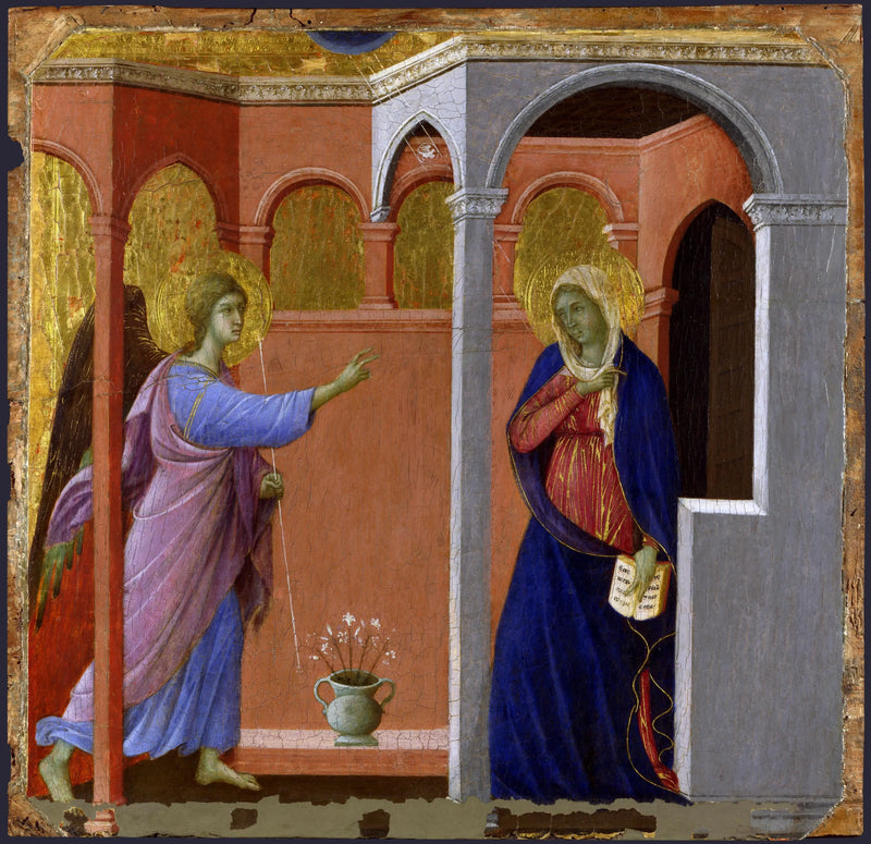 Die Verkündigung - Duccio di Buoninsegna
