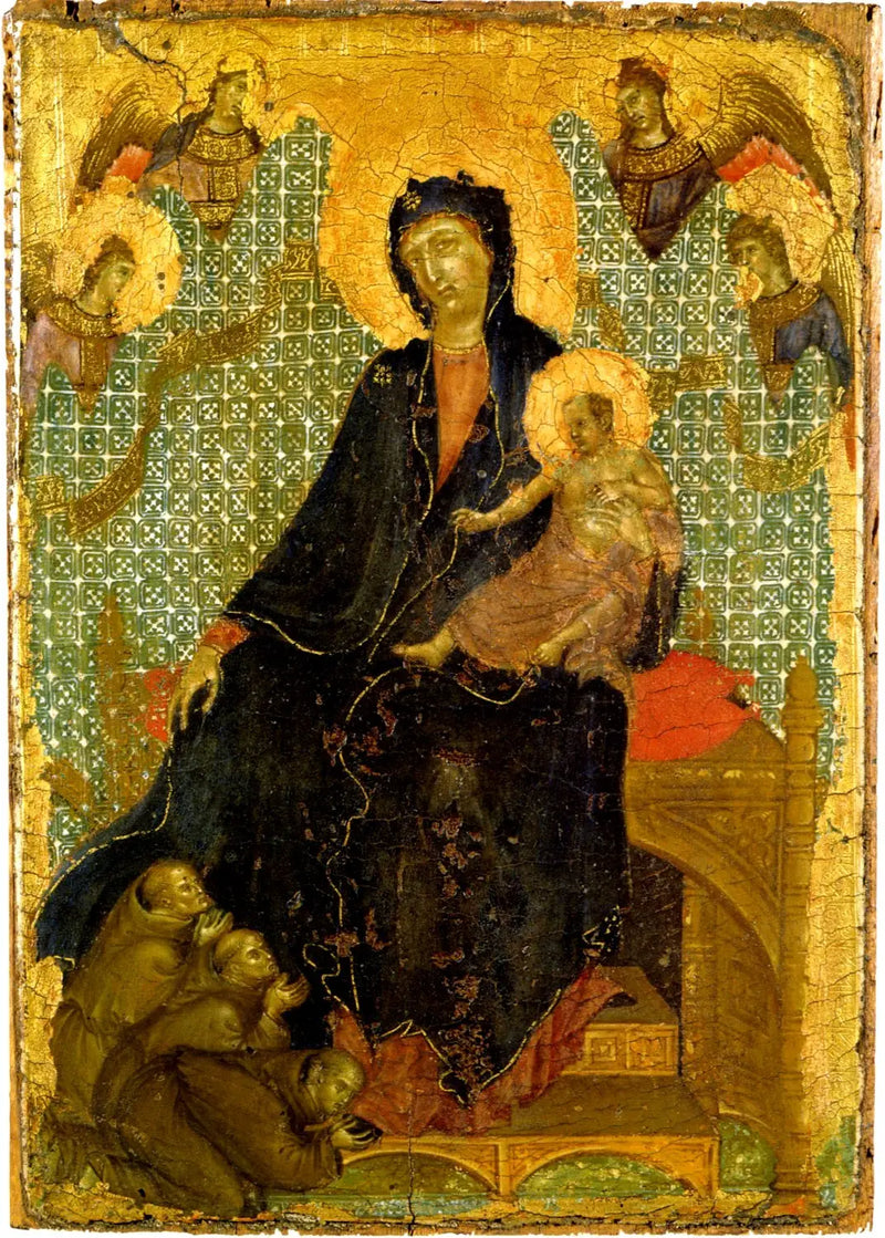 Die Madonna der Franziskaner - Duccio di Buoninsegna