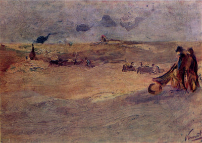 Landschaft mit Dünen und Figuren - Vincent van Gogh