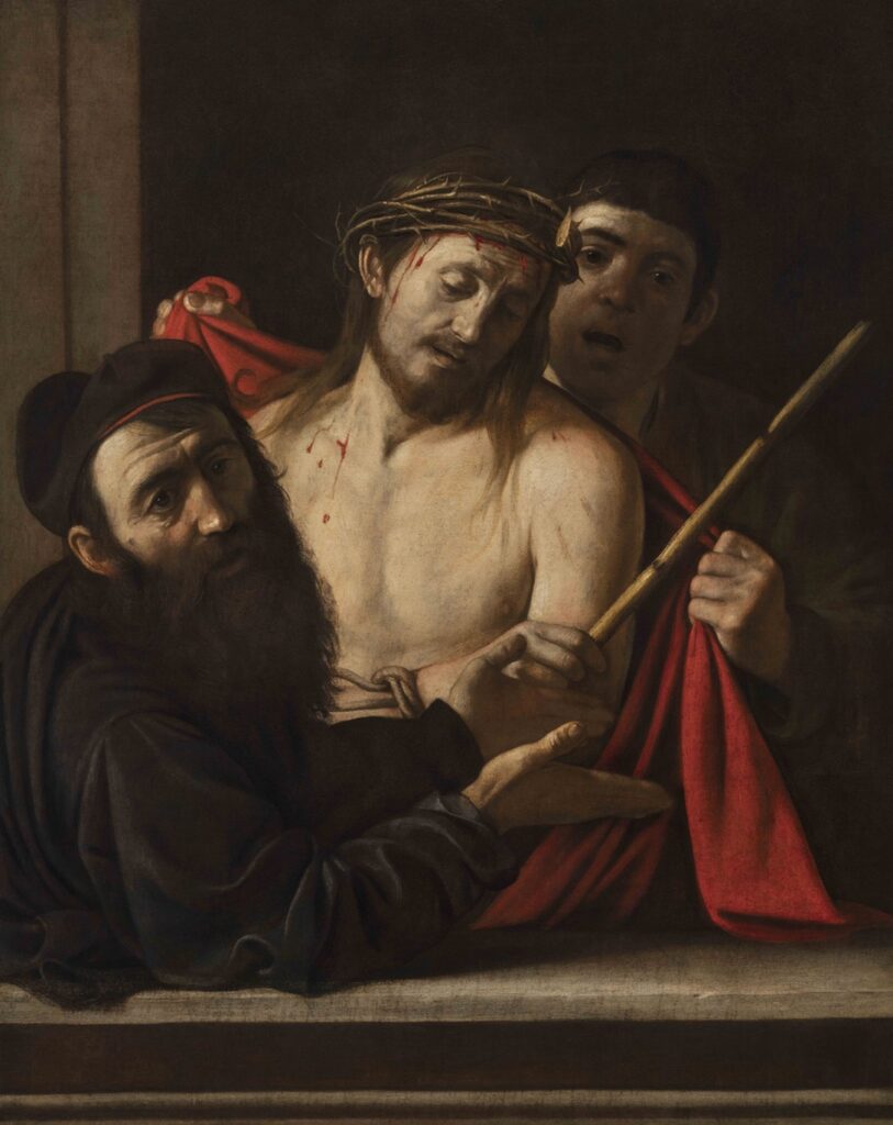 Reproduction du tableau « Ecce homo - Le Caravage » par Alpha Reproduction en peinture à l’huile