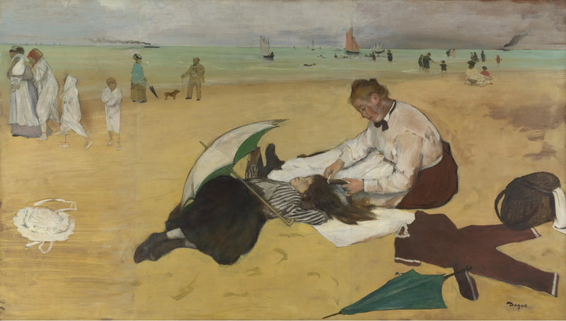 Strand Szene - Edgar Degas