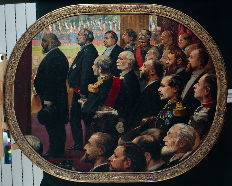 Die Verteilung der Flaggen, 14. Juli 1880 - Édouard Detaille