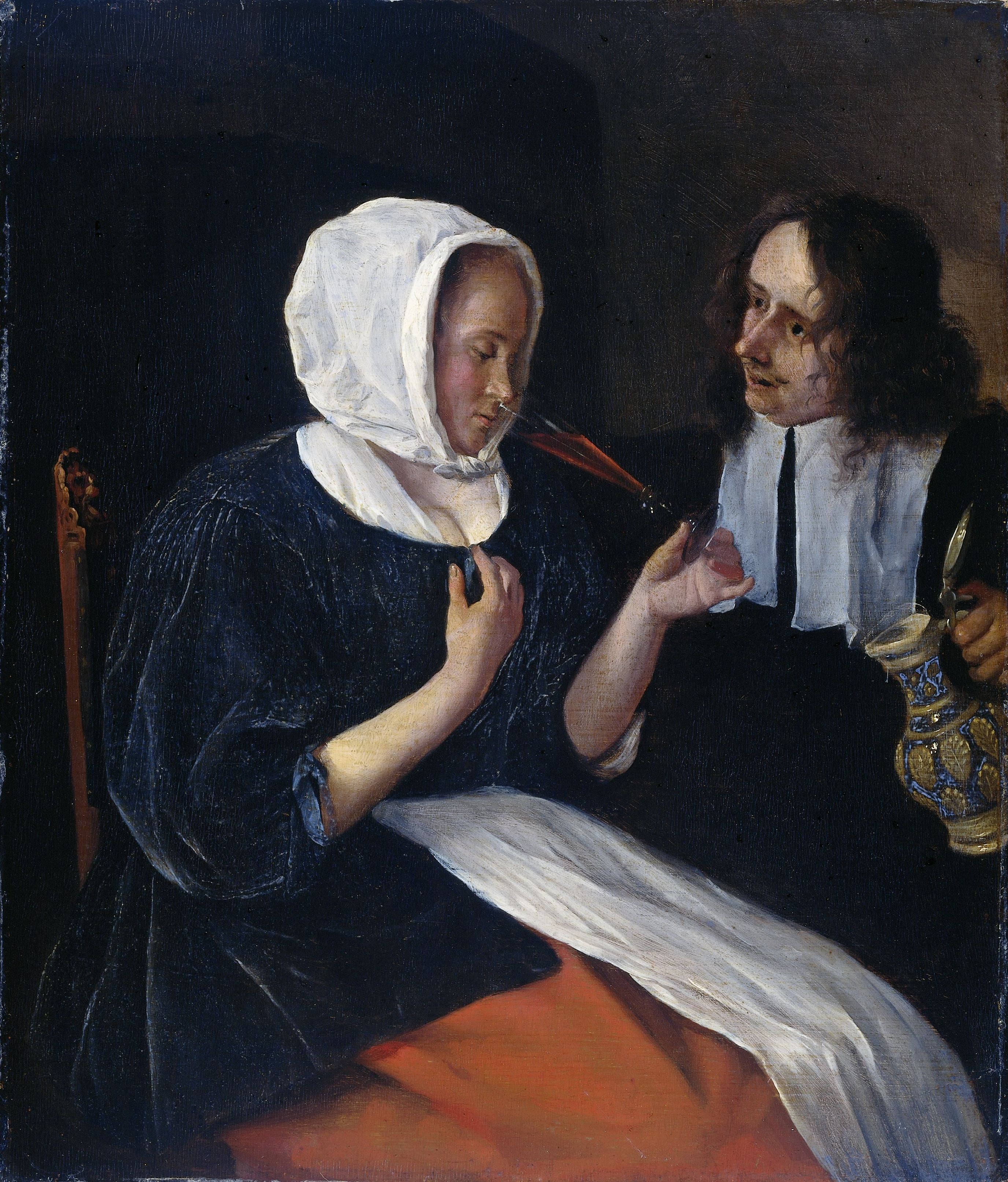 Un couple qui boit - Jan Steen