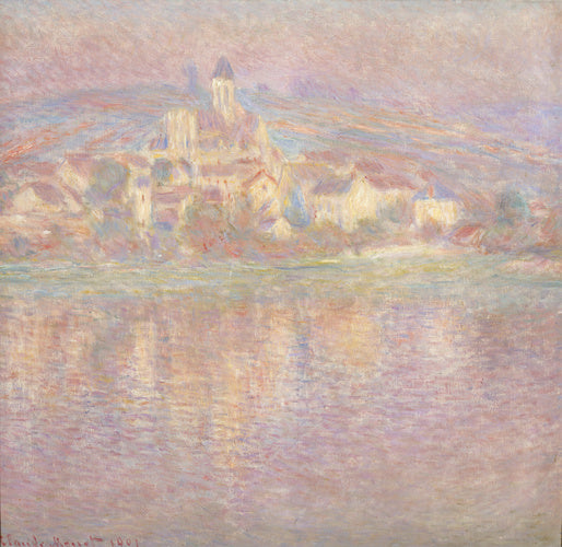 🌅 Sonnenuntergangseffekt in Vétheuil – Claude Monet (1901)