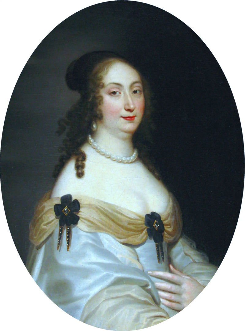 Porträt von Marie-Louise de Gonzague (Detail). - Juste d'Egmont