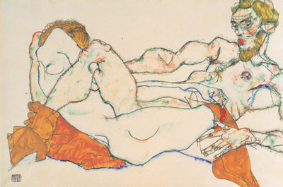 Reproduction du tableau « Q115385425 - Egon Schiele » par Alpha Reproduction en peinture à l’huile