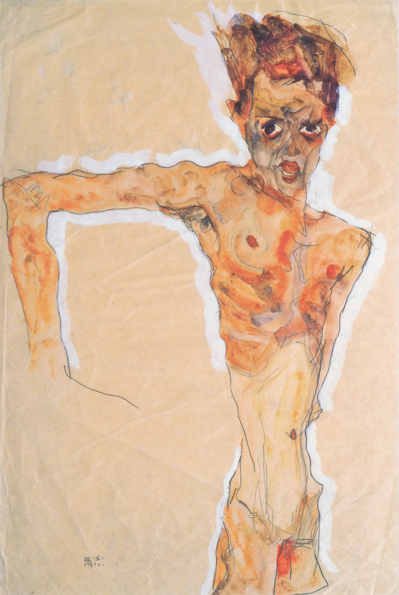 Selbstporträt - Egon Schiele