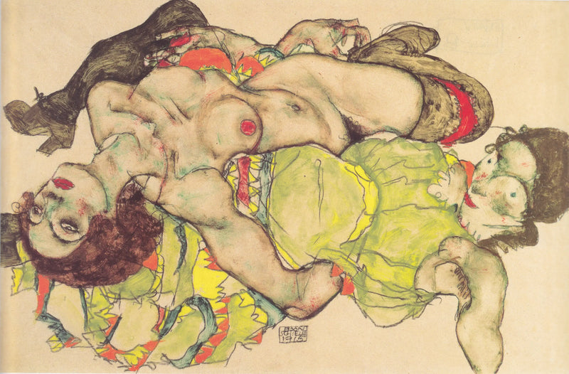 Liebespaar - Egon Schiele