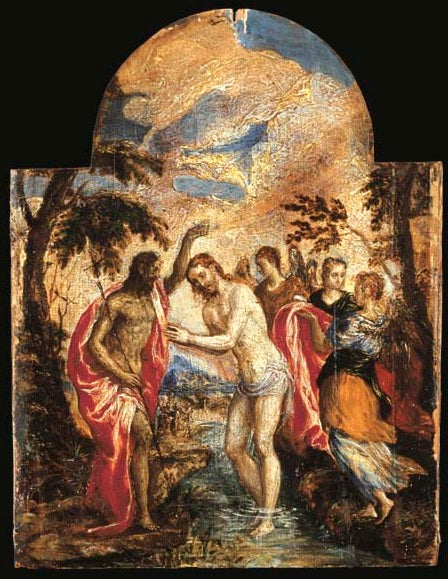 Taufe Christi - El Greco
