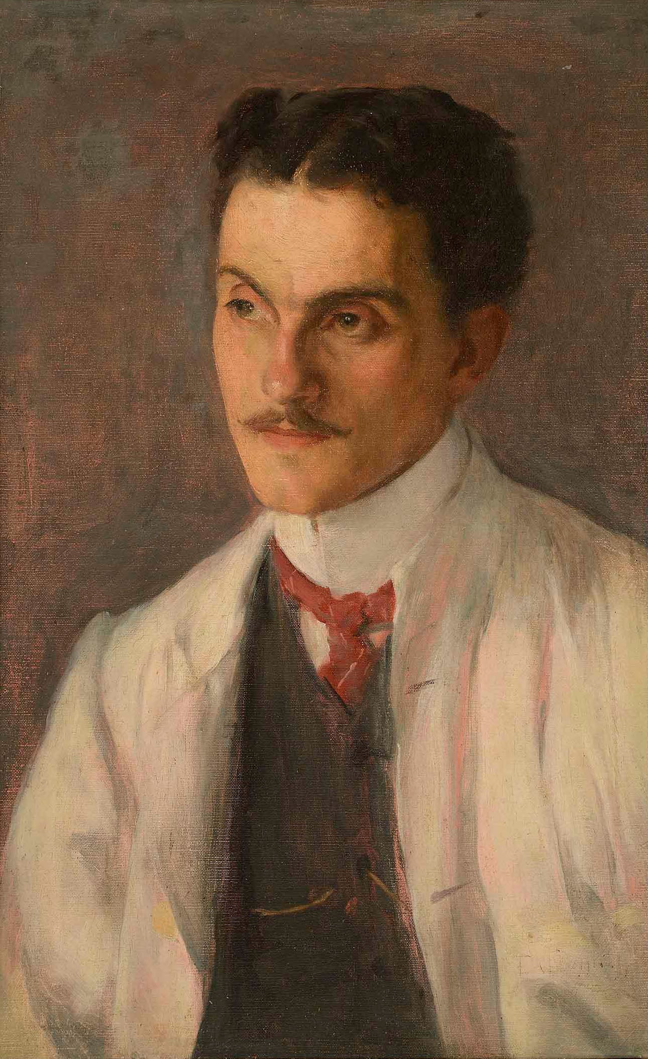 Retrato de figura masculina - Eliseu Visconti