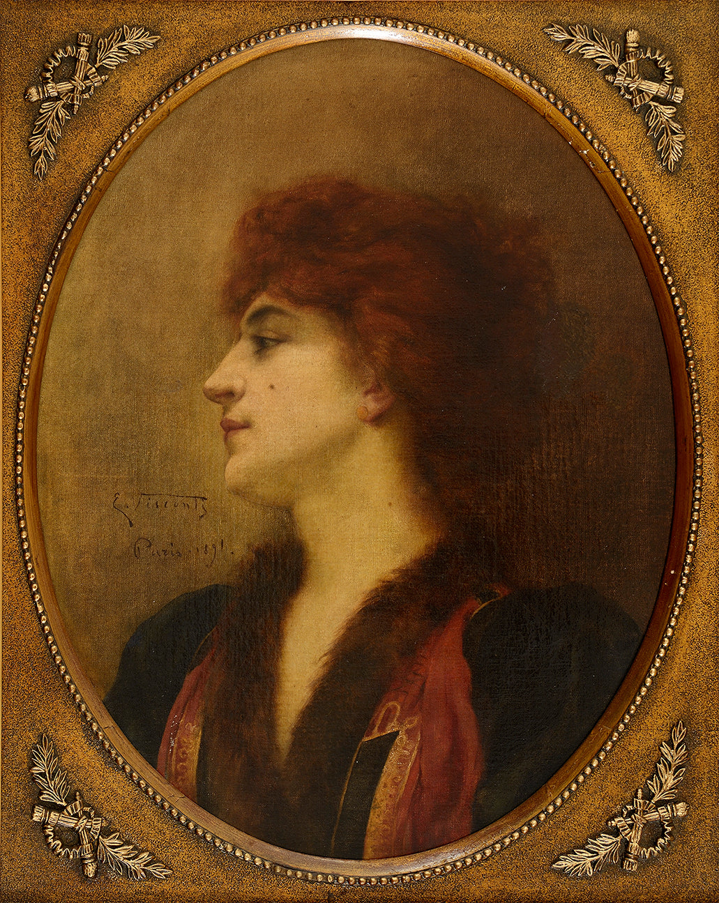 Portrait féminin - Eliseu Visconti