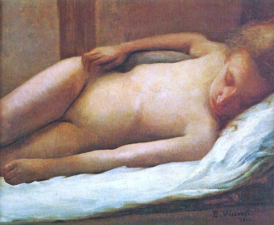 Nu deitado - Eliseu Visconti