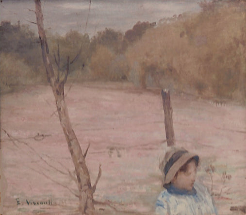 Meu filho Tobias no campo - Eliseu Visconti