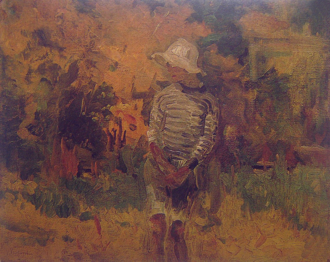 Tobias no bosque - Eliseu Visconti