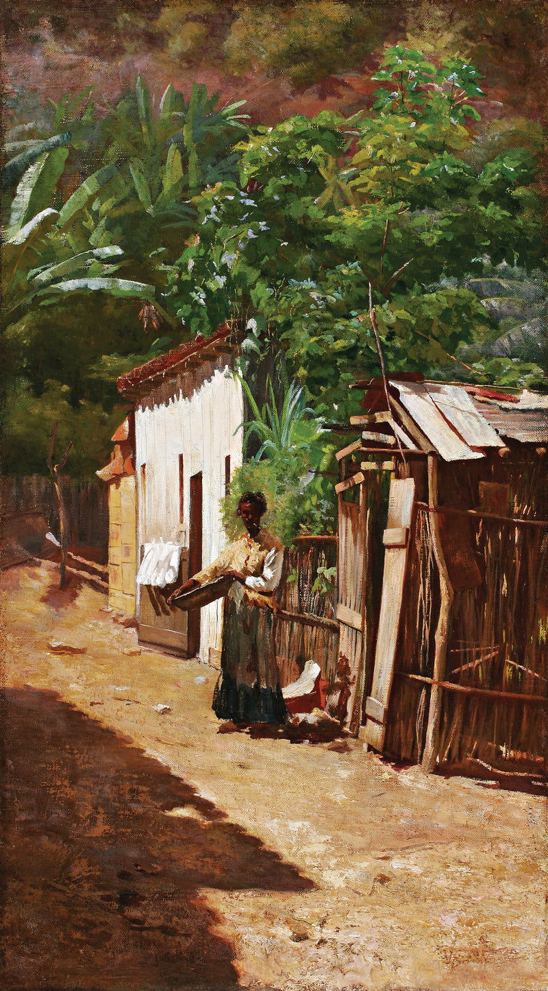 Uma rua da favela - Eliseu Visconti