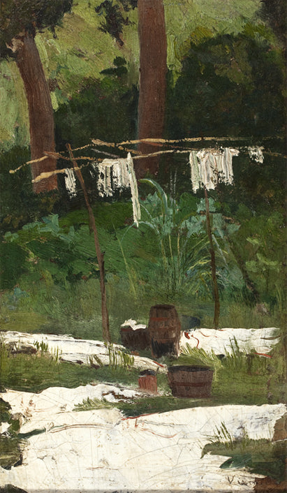 Roupa no varal - Eliseu Visconti