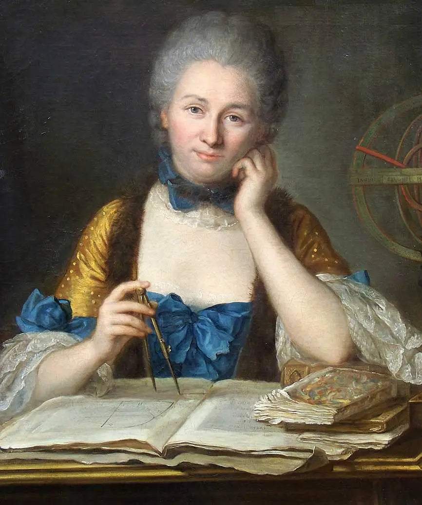 Madame Du Châtelet à son bureau - Maurice-Quentin de La Tour - Alpha Reproduction