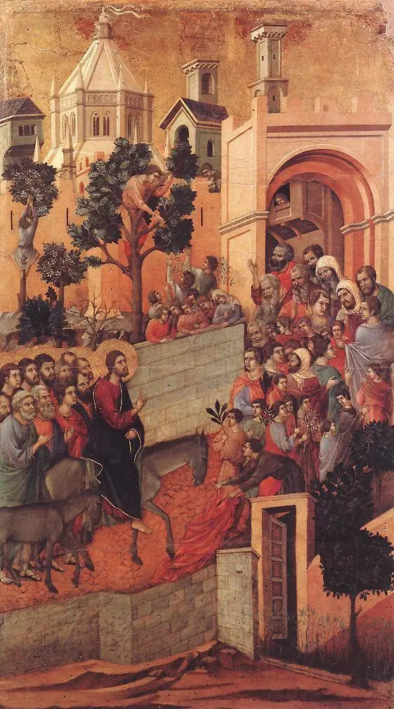 Eingang in Jerusalem - Duccio di Buoninsegna