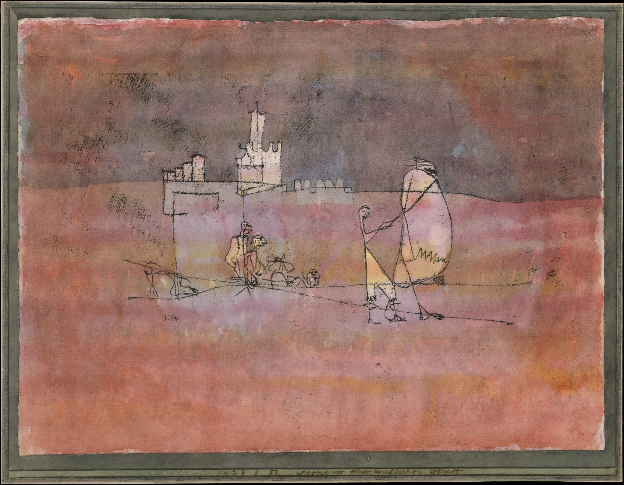 Episode Before an Arab Town - Paul Klee