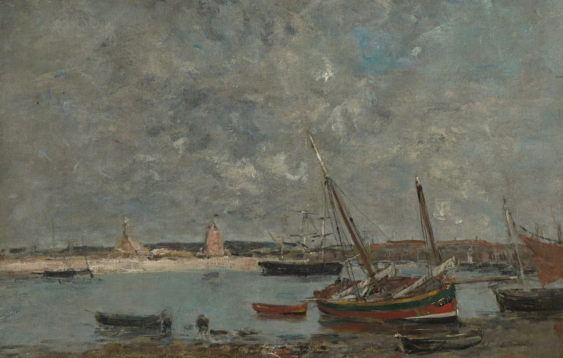 Camaret: Der Hafen - Eugène Boudin