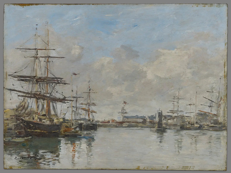 Der Hafen von Le Havre - Eugène Boudin