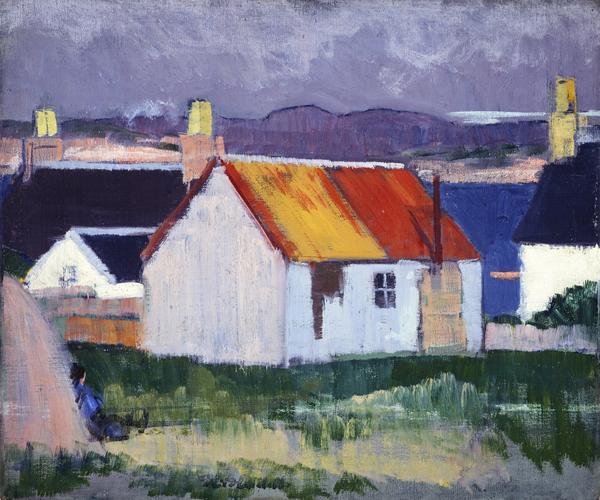 Ferme à Iona, Francis Cadell, 1925, peinture à l’huile