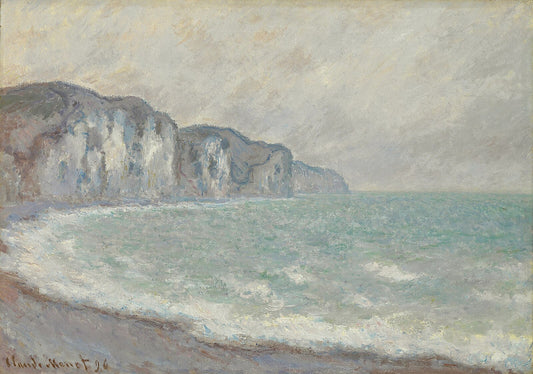 Klippen von Pourville, graues Wetter (1896)