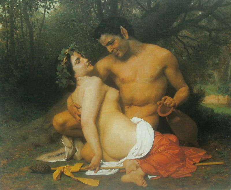 Faun und Bacchus - Bouguereau