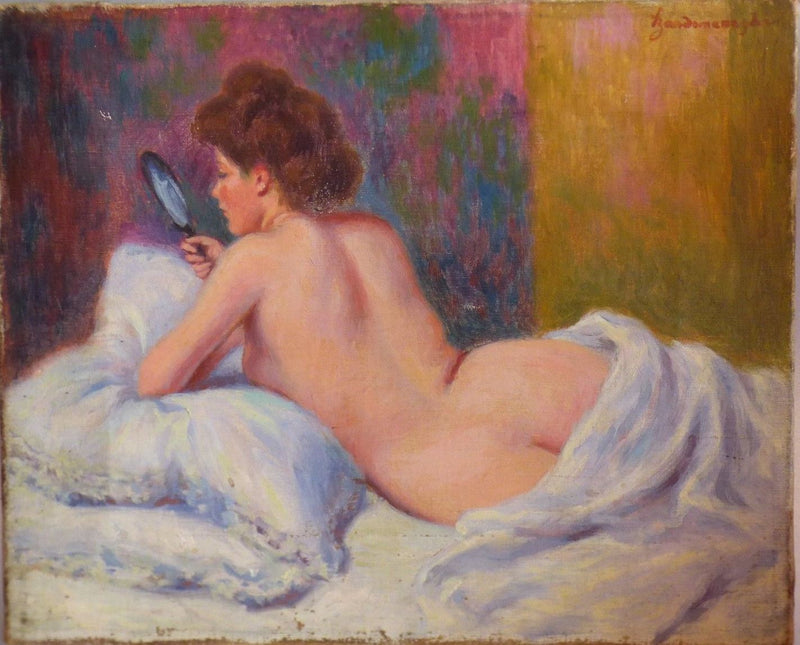 Der Morgen - (Das junge Model am Spiegel) - Federico Zandomeneghi
