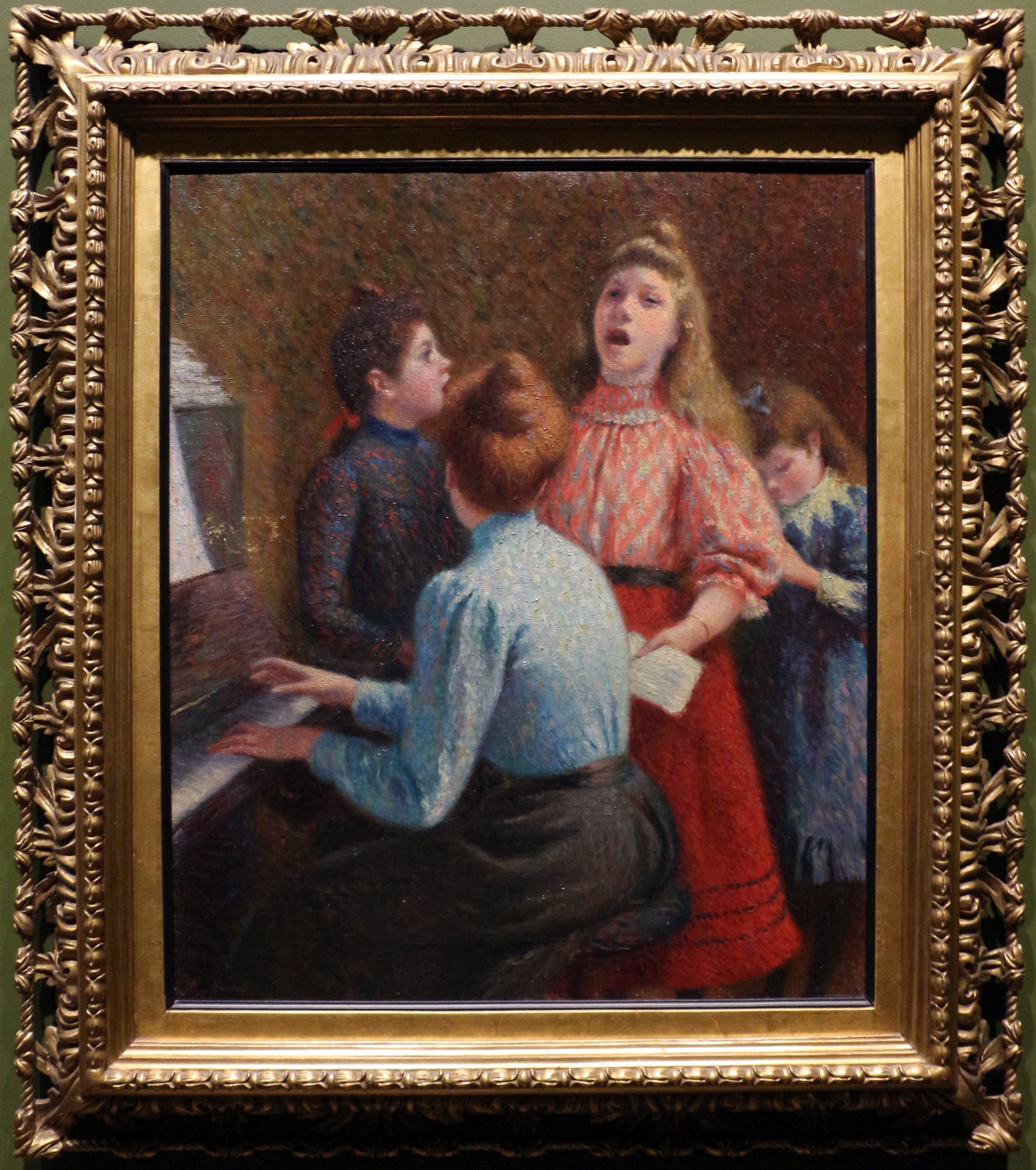 La leçon de chant - Federico Zandomeneghi - Alpha Reproduction