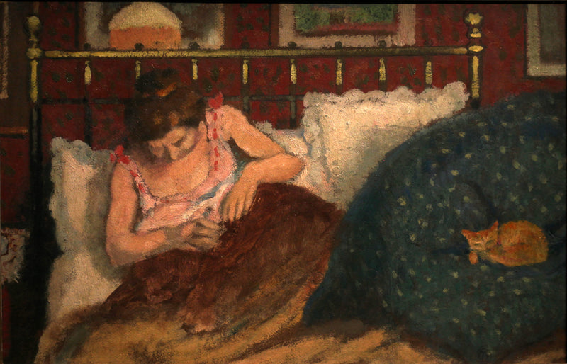 Im Bett - Georges Lemmen