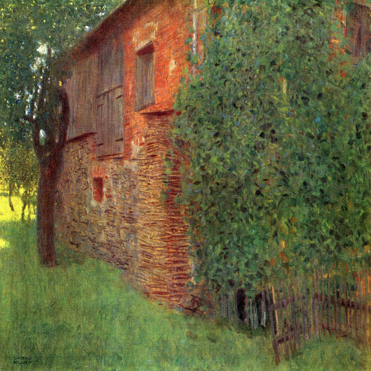 🌿 Bauernhof in Kammer – Gustav Klimt (um 1901-1902)