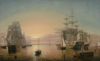 Port de Boston - Fitz Henry Lane - Alpha Reproduction