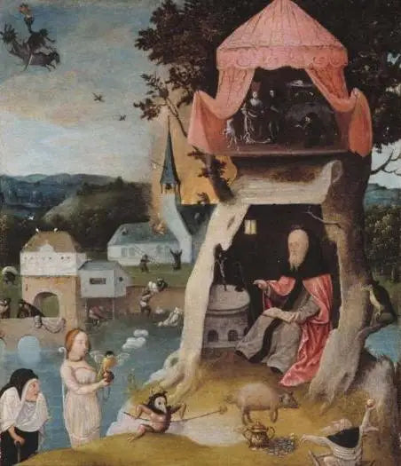 Die Versuchung des heiligen Antonius - Hieronymus Bosch