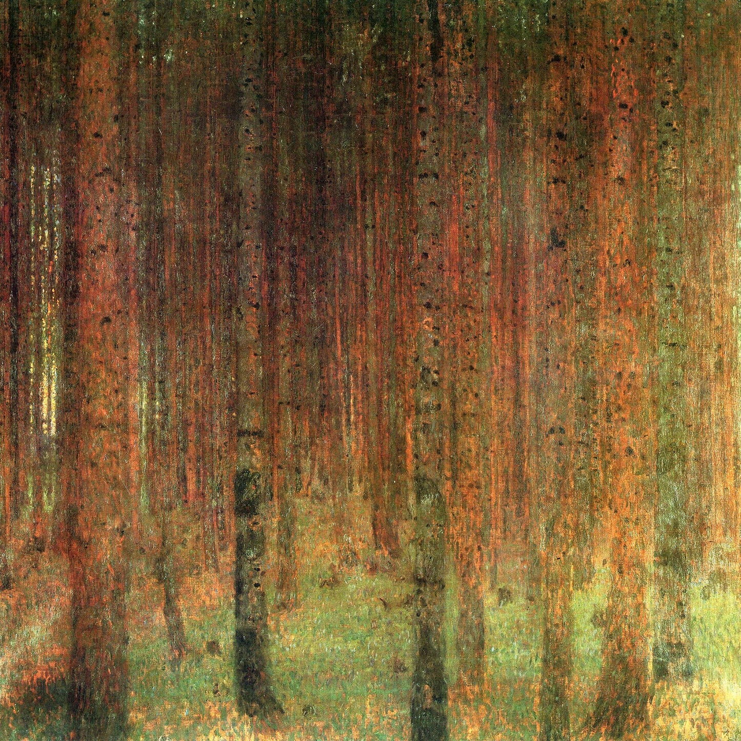 🌲 Kiefernwald II – Gustav Klimt (um 1901)