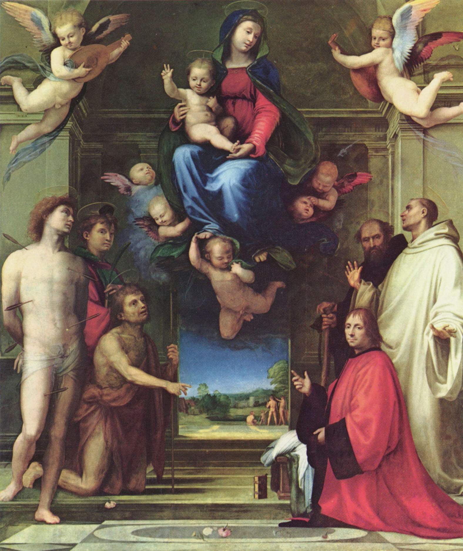 La Vierge aux saints - Fra Bartolomeo - Alpha Reproduction