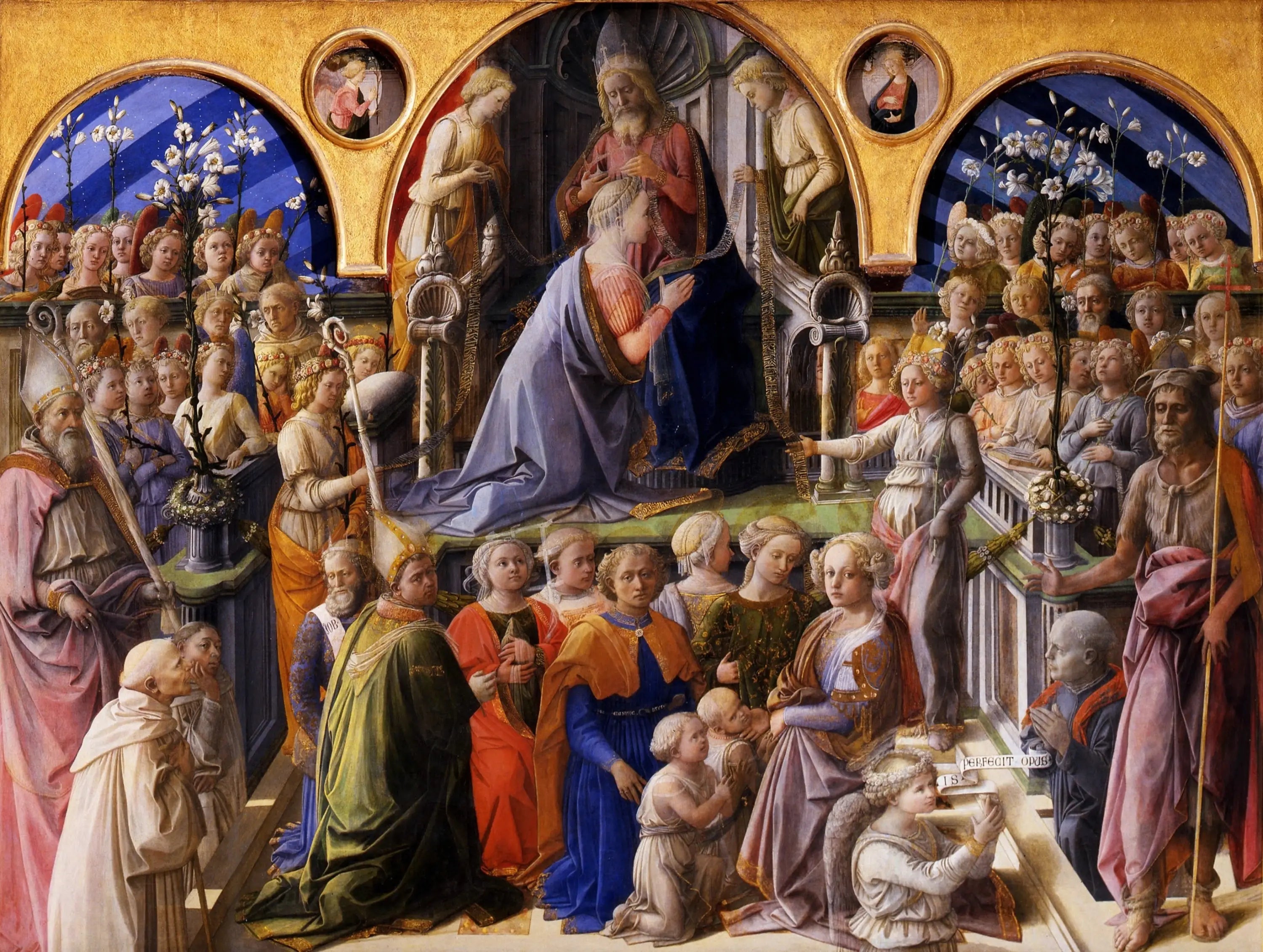 Le Couronnement de la Vierge - Fra Filippo Lippi - Alpha Reproduction