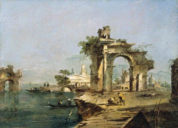 Venezianisches Capriccio - Francesco Guardi