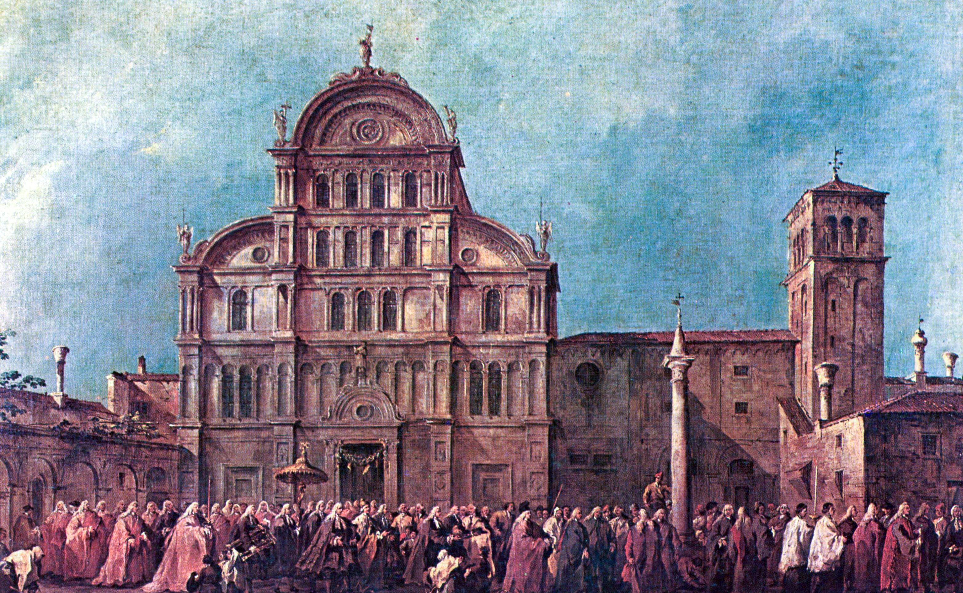 La Procession du doge de Venise à San Zaccaria - Francesco Guardi - Alpha Reproduction