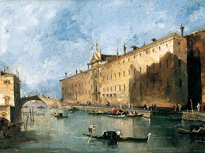 Der „Rio dei mendicanti“ - Francesco Guardi
