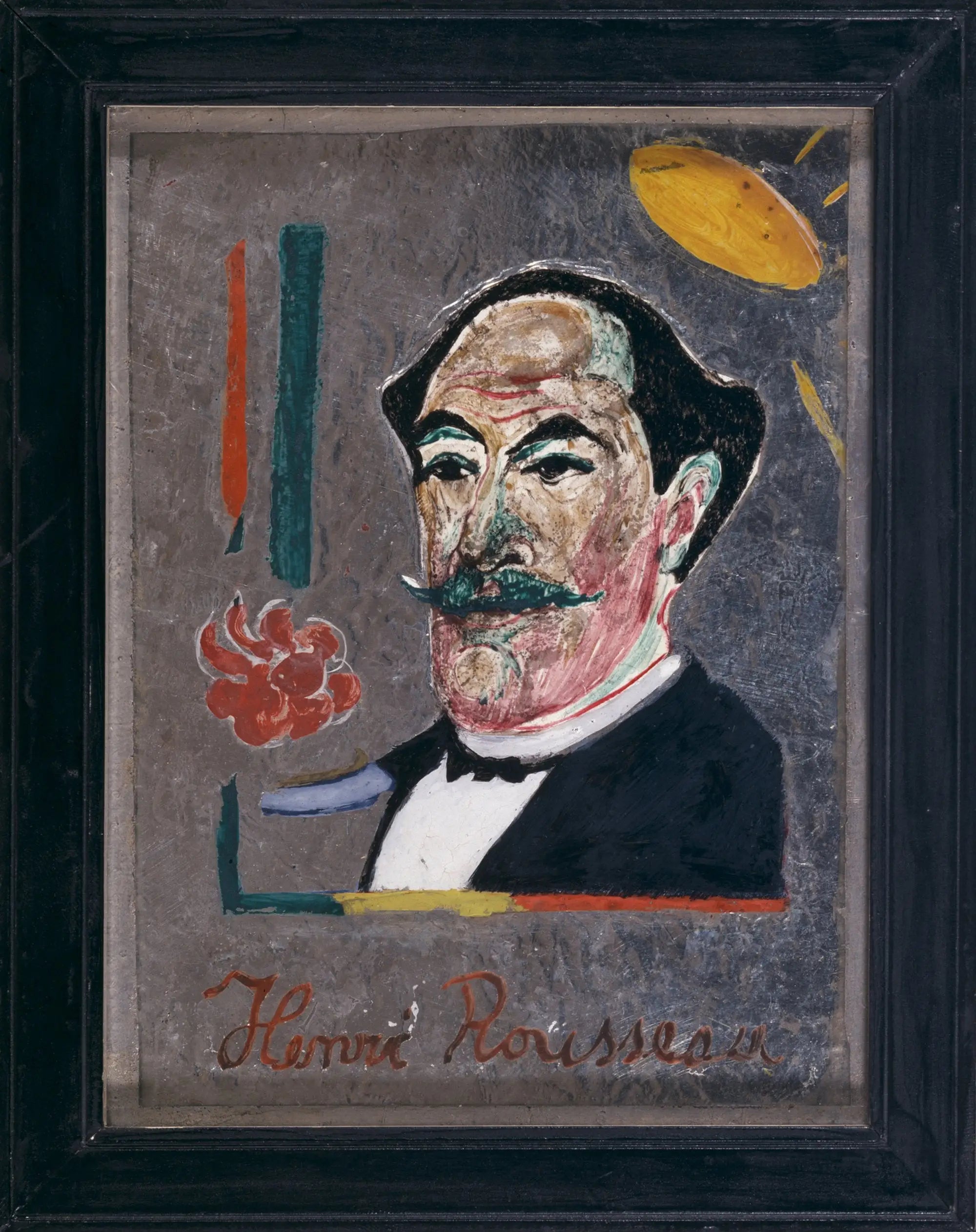 Reproduction du tableau « Portrait d'Henri Rousseau - Franz Marc » par Alpha Reproduction en peinture à l’huile