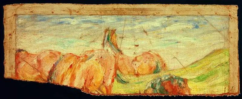 Pferde auf der Weide II - Franz Marc