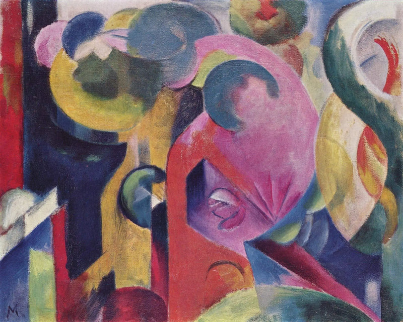 Kleine Komposition III - Franz Marc