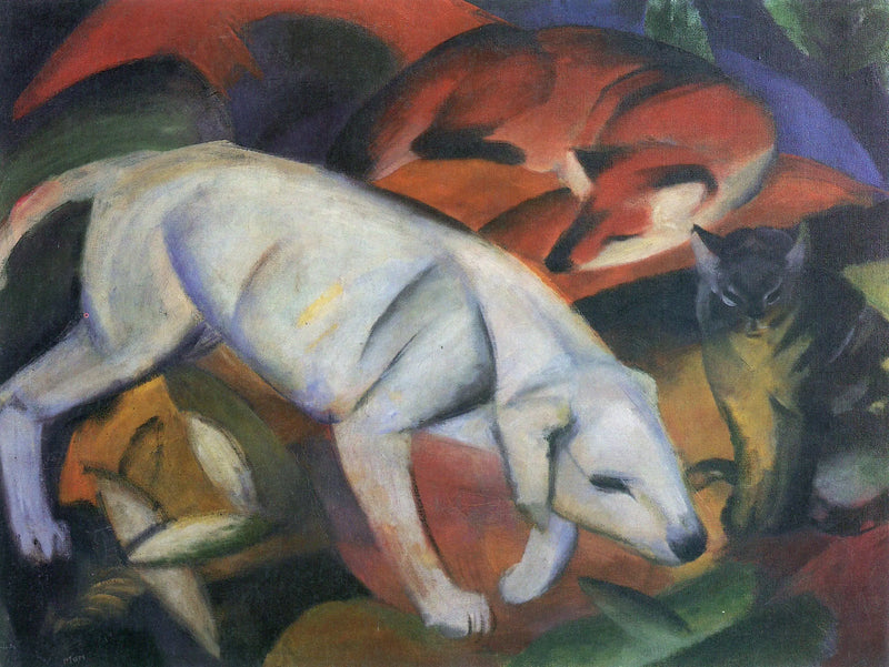 Drei Tiere - Franz Marc
