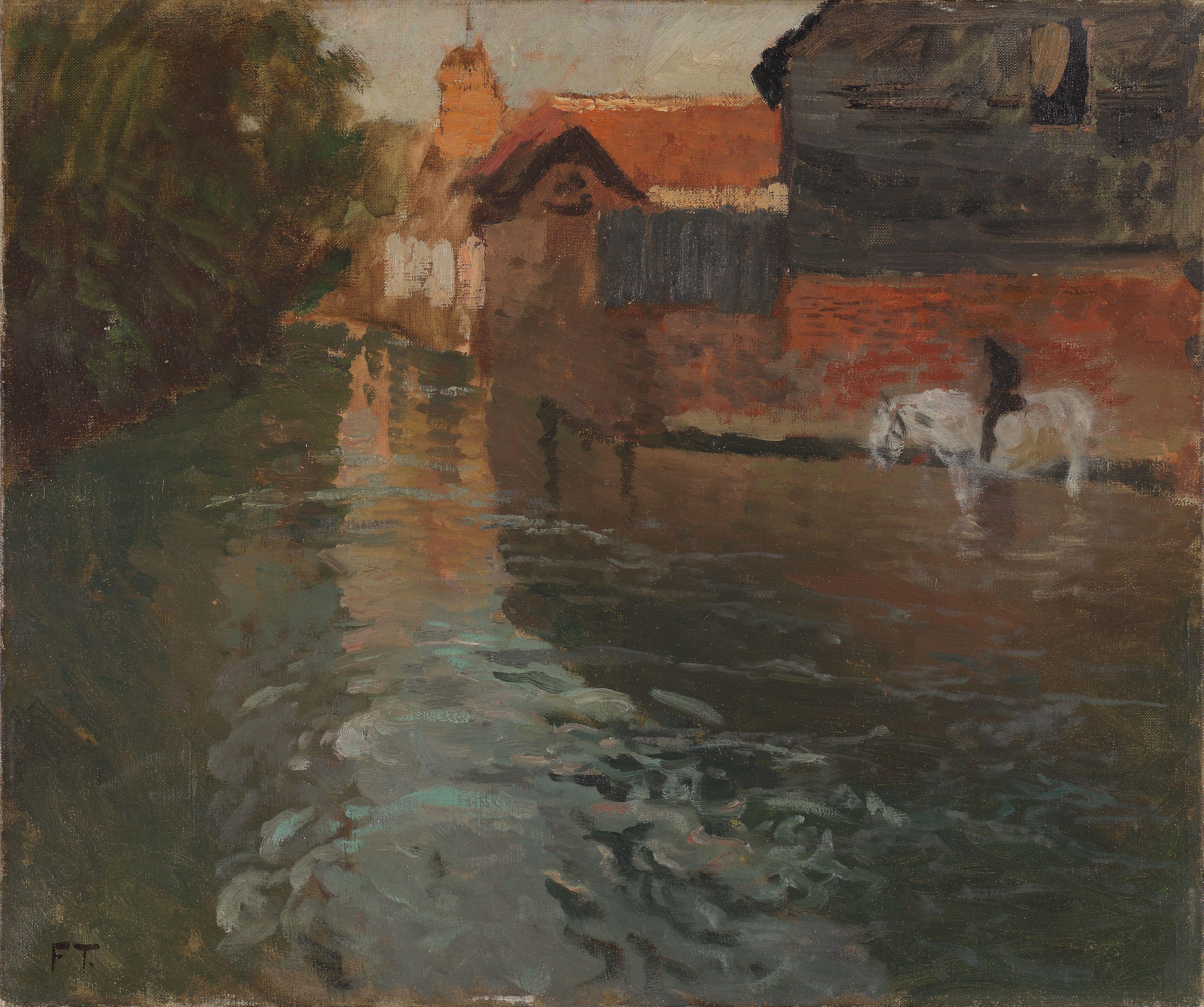 Rivière du nord de la France - Frits Thaulow
